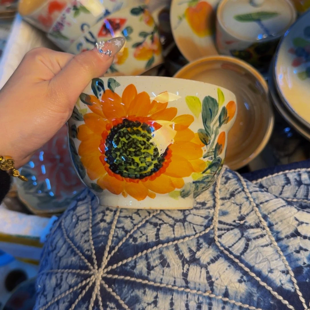 瓷片景德镇陶瓷手工手绘