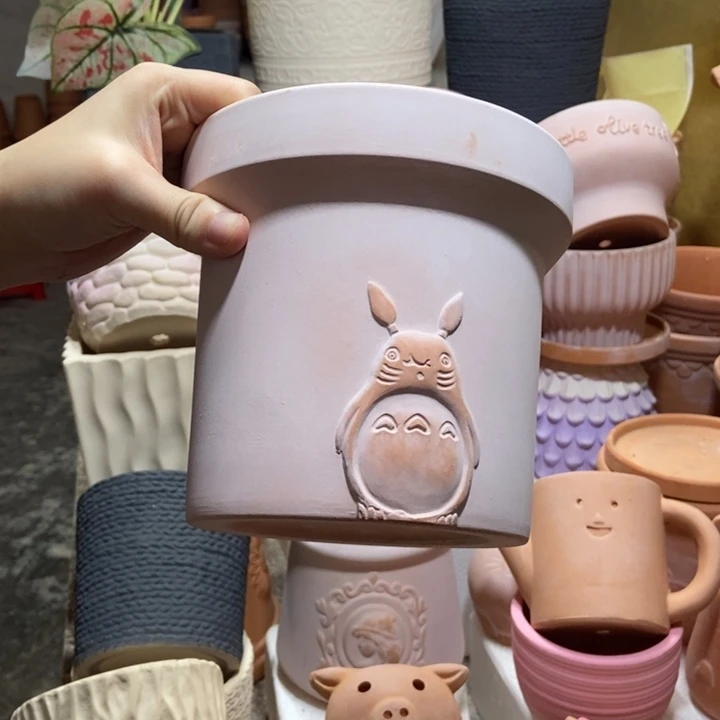16×15雾化龙猫盆1个