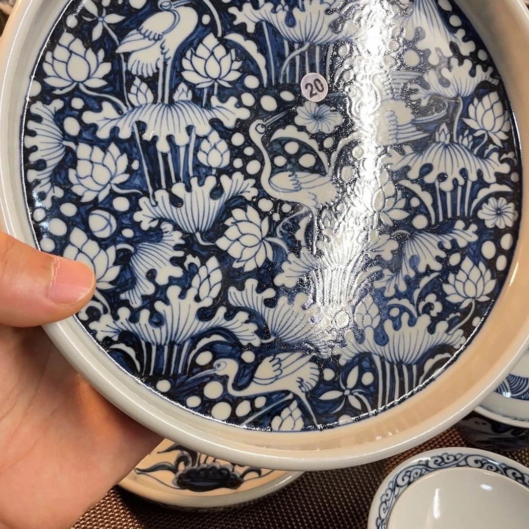 林*顺景德镇纯手工纯手绘壶承20号