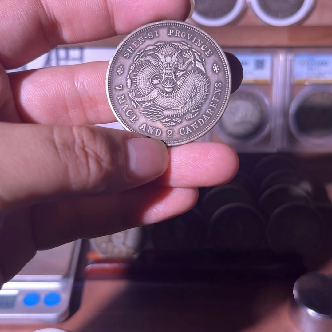 复古 精美龙洋可吹响可翻面工艺品摆件