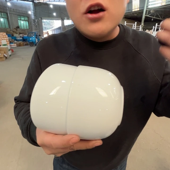 瓷片景德镇陶瓷5.5寸金钟碗2只