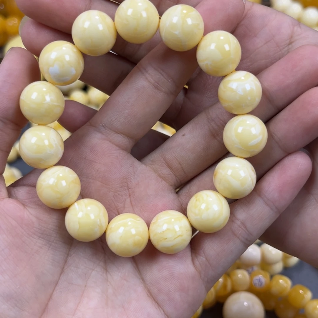 手串琥珀未镶嵌同料13.9mm
