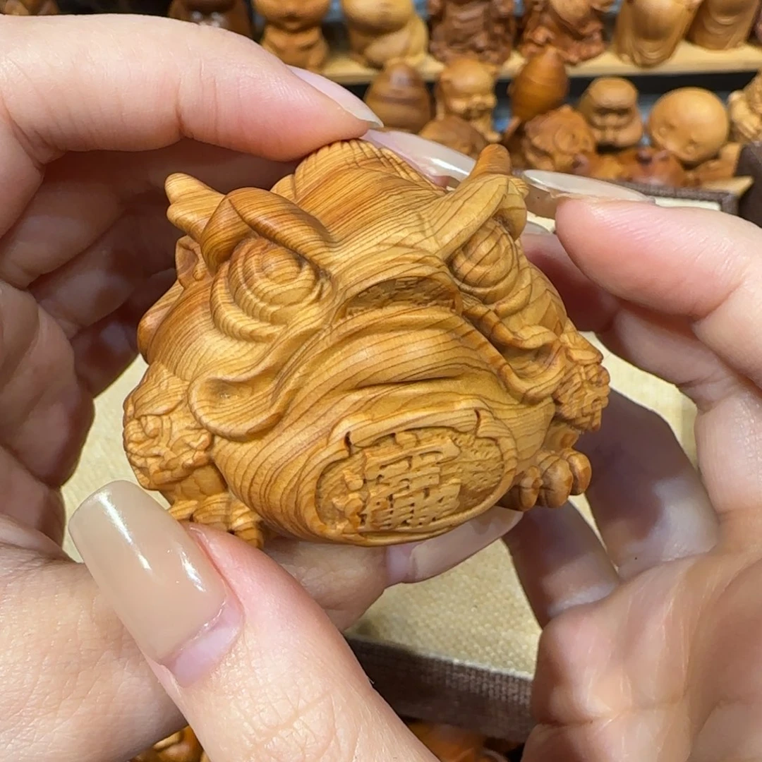 健***天崖柏手把件金蟾一个