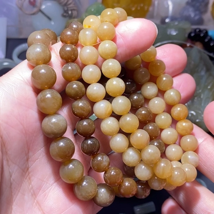 和田玉未镶嵌颈饰手串多样性随机发货58一串