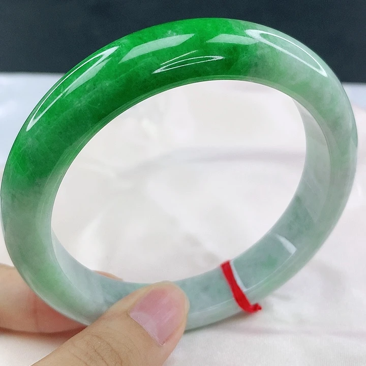 未镶嵌手镯翡翠圈63，0B022