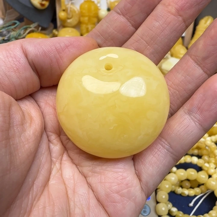 蜜蜡未镶嵌颈饰天然蜜蜡