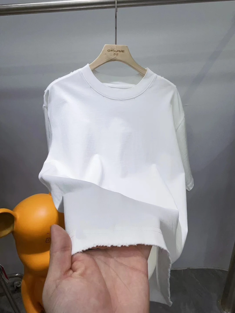 【本店推荐款】秋款YH美式重磅纯棉水洗磨破光版短袖T恤888