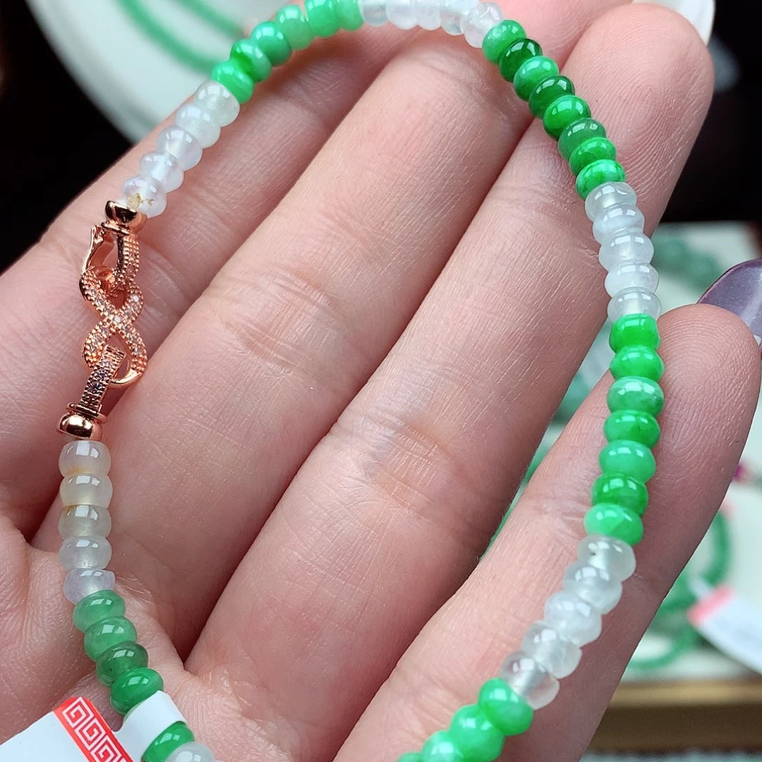 翡翠未镶嵌项链翡翠