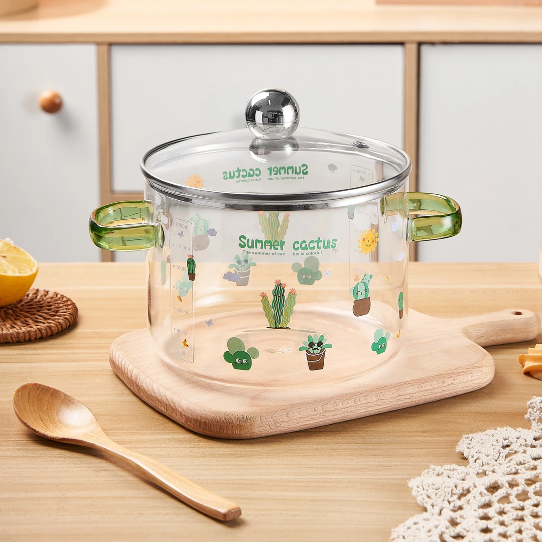 耐热高硼硅玻璃碗炖锅有盖泡面碗炖汤煲带盖双耳碗新款加热煲汤锅