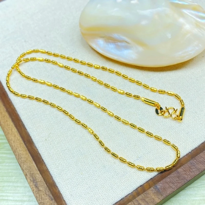 项链 K04150经典黄色小米项链多样性发货47856