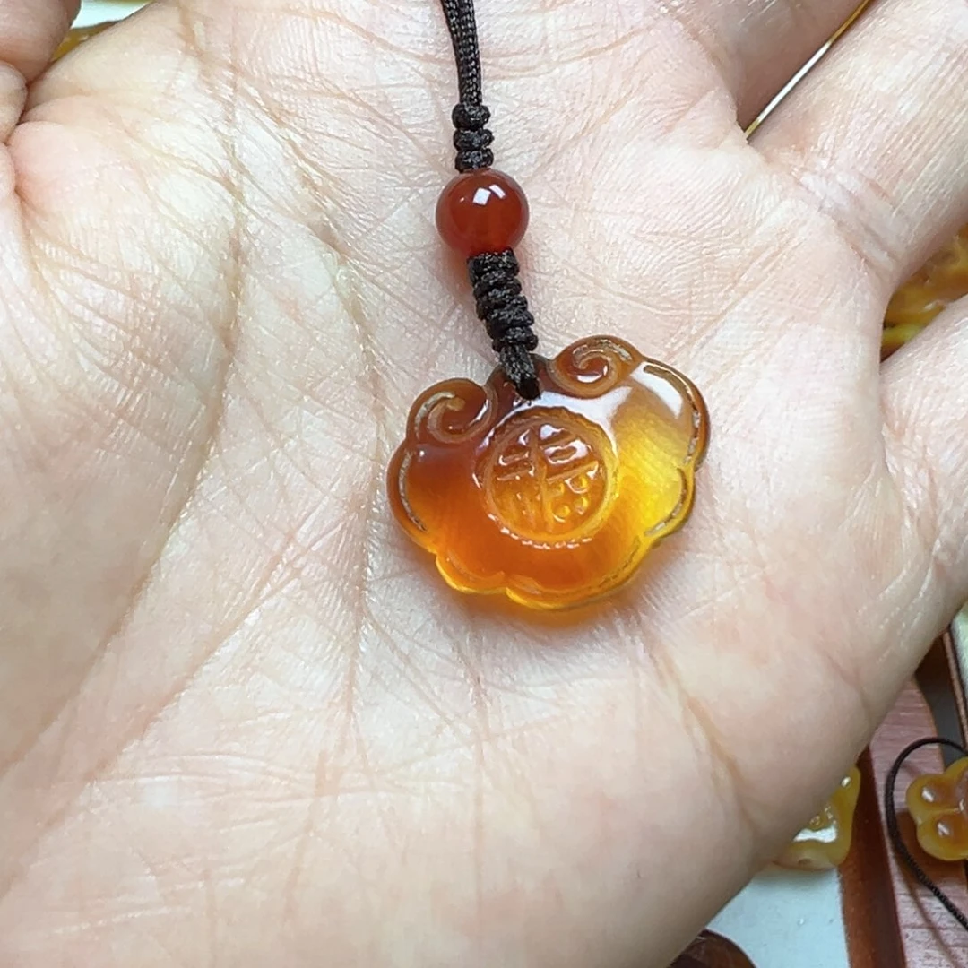 琥珀吊坠(不含链)未镶嵌