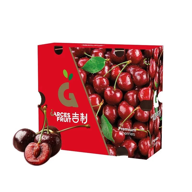 【吉制】智利车厘子2/5斤原箱J-6J新鲜水果海运内附果径卡