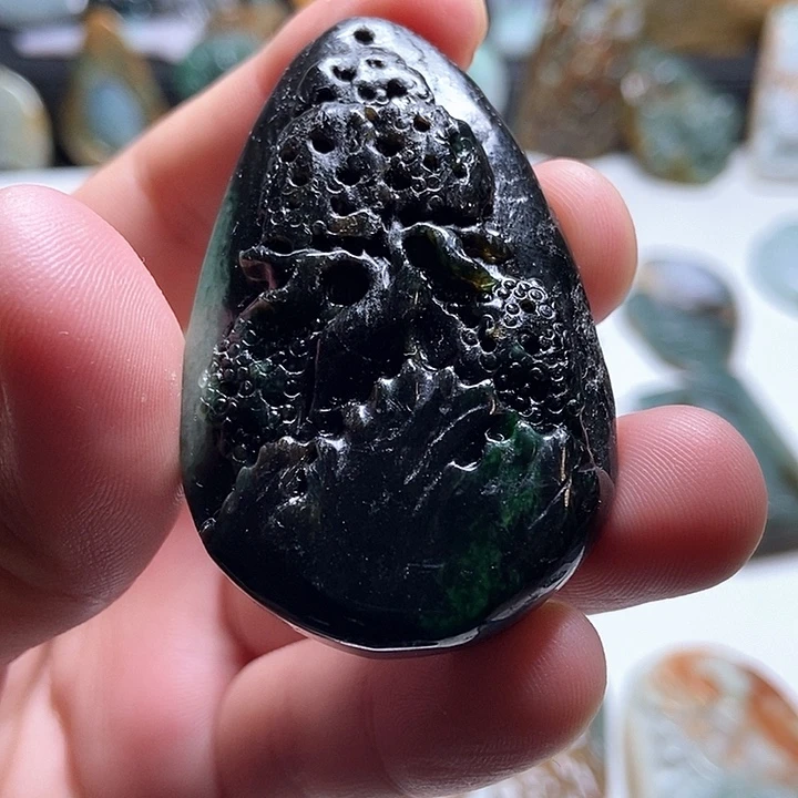 翡翠未镶嵌颈饰翡翠aA货