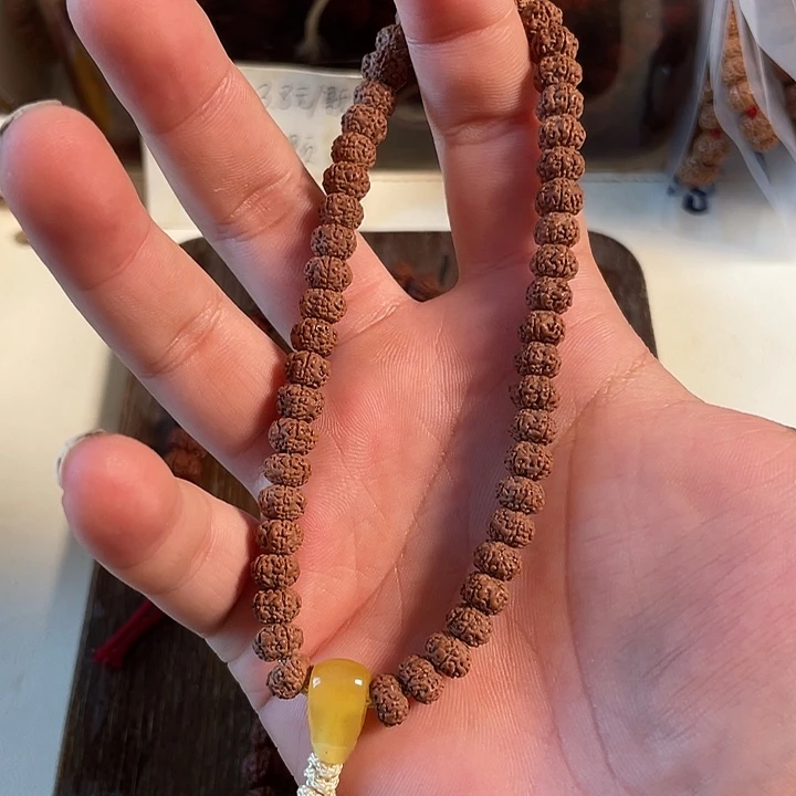 k***o手串金刚菩提平细毕业级7尺寸