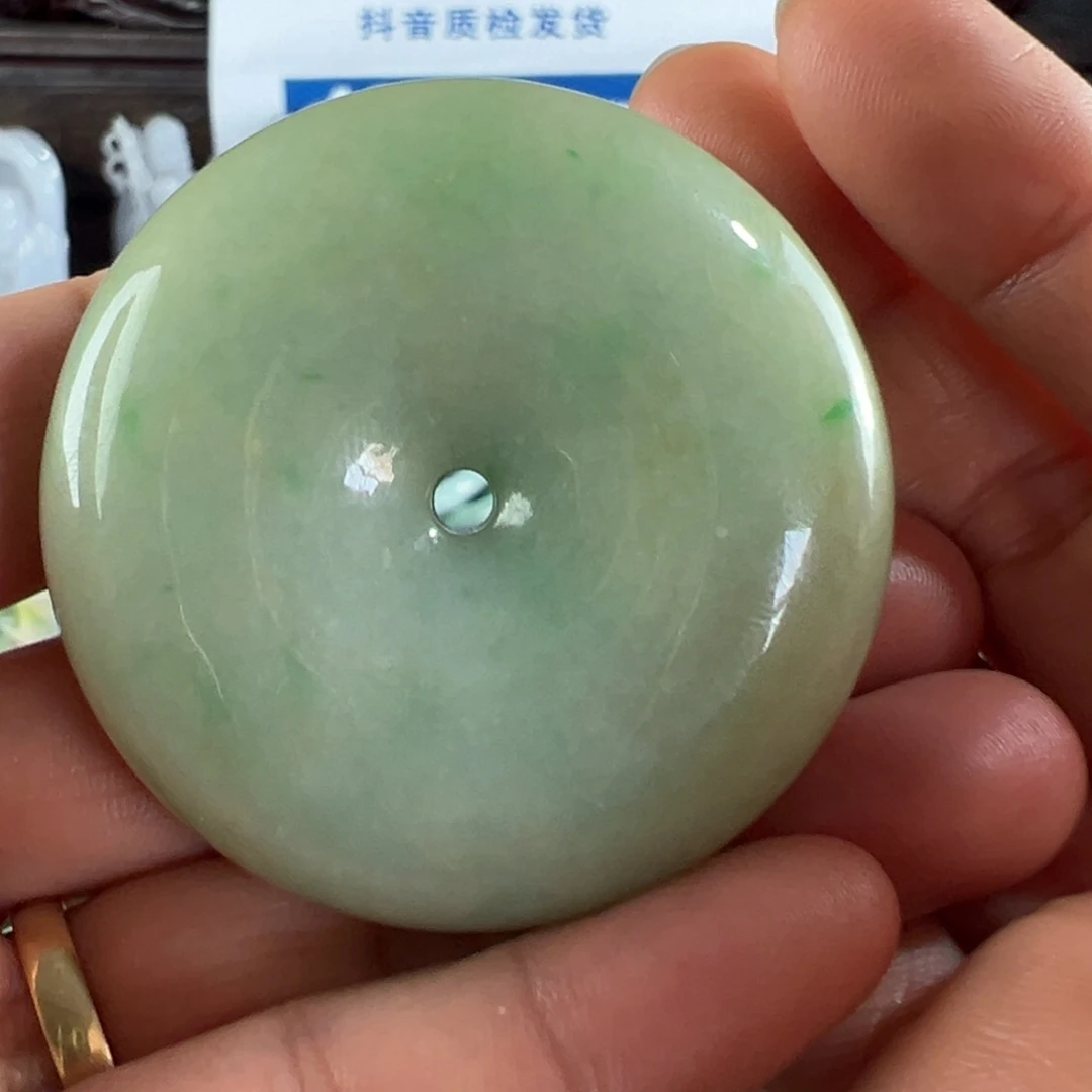 翡翠未镶嵌手镯天然翡翠挂件