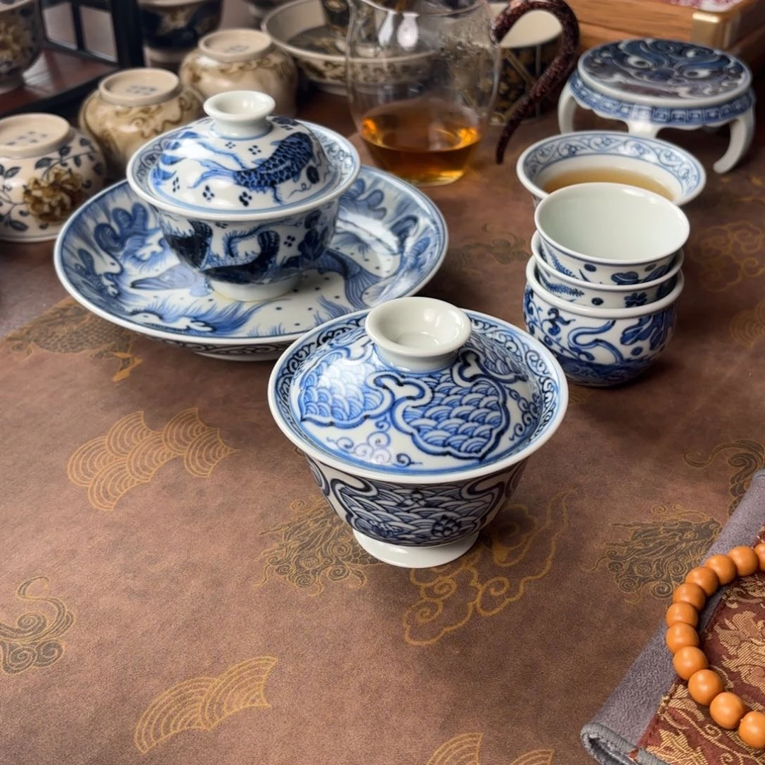 C***.摆件景德镇手绘茶器微瑕福利