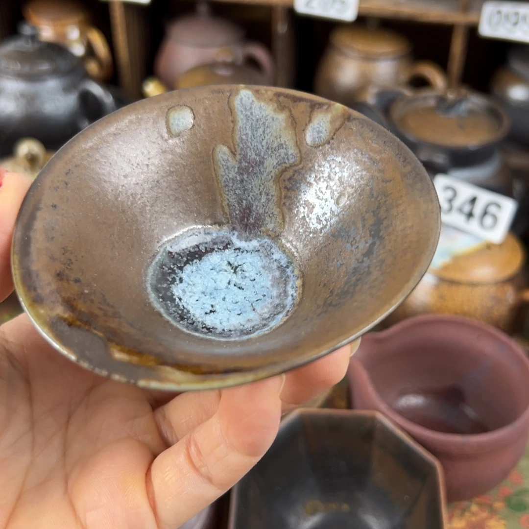 柴烧茶器柴烧茶器主人杯