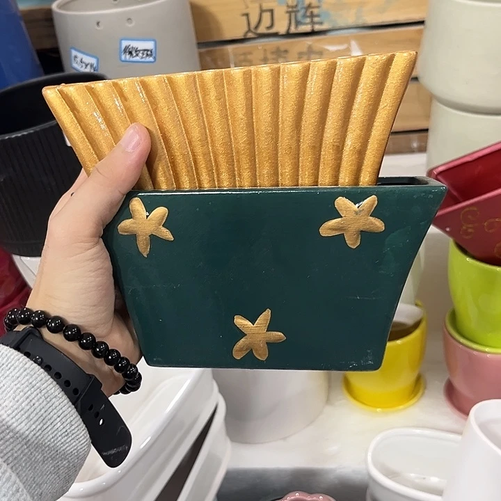 有孔！福利价！陶瓷花盆福利款式