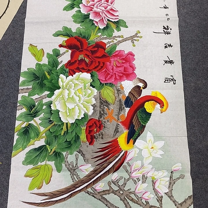 国画国画作品手绘