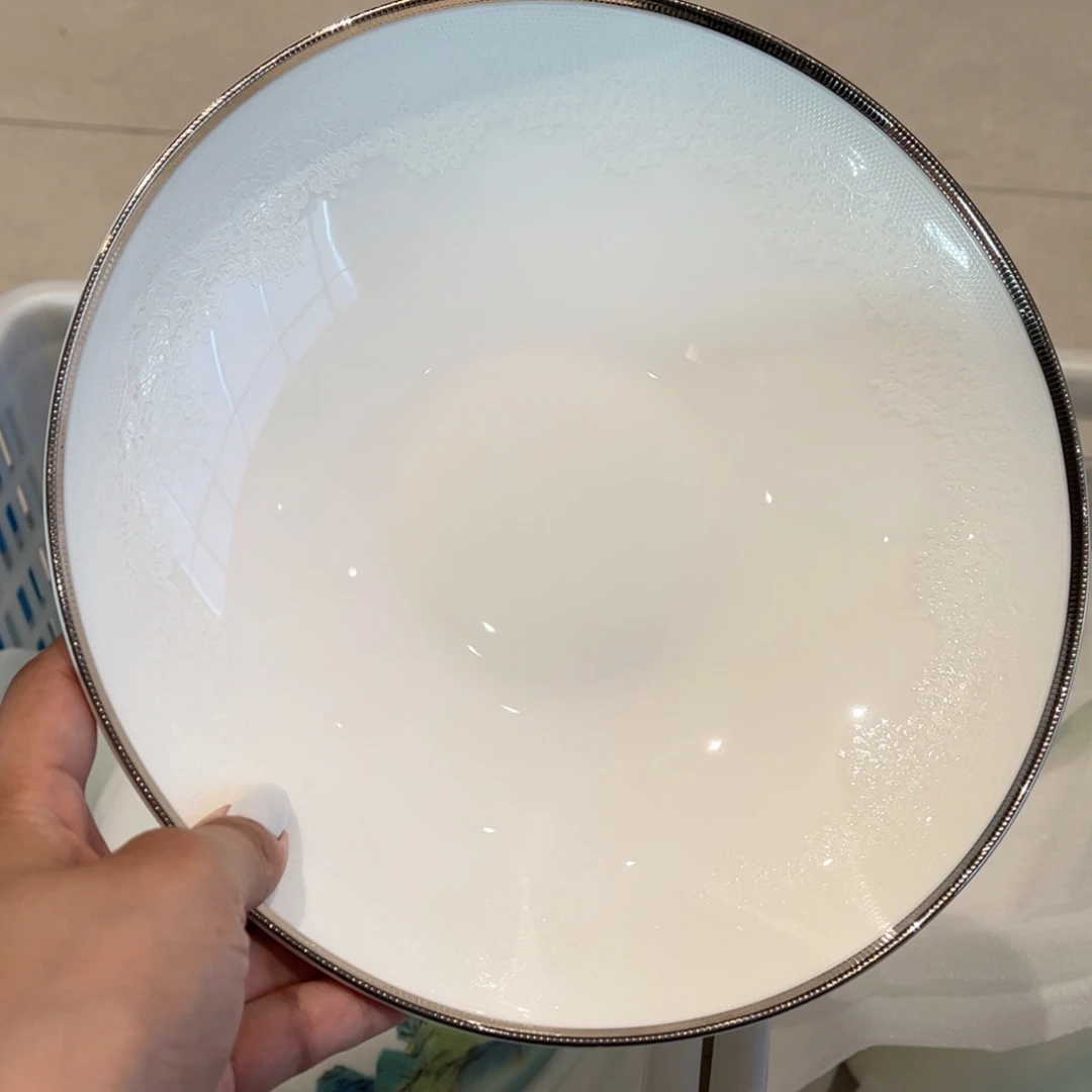 瓷片伊丽莎白24cm汤盘
