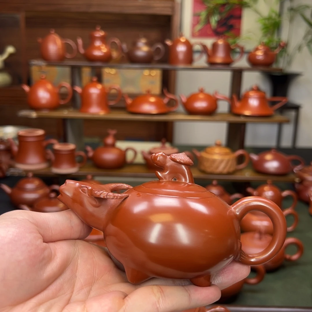 娜***宝紫砂茶壶潮州手工艺