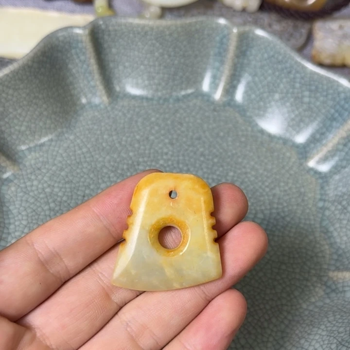 和田玉未镶嵌挂件61