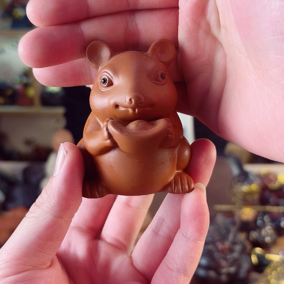 紫砂茶宠紫陶树脂茶宠摆件