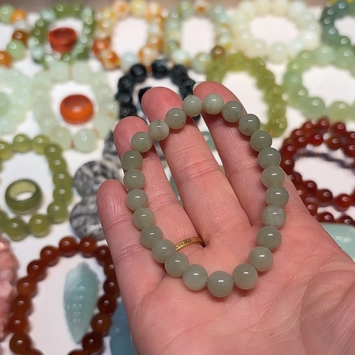 蛇纹石玉未镶嵌手串