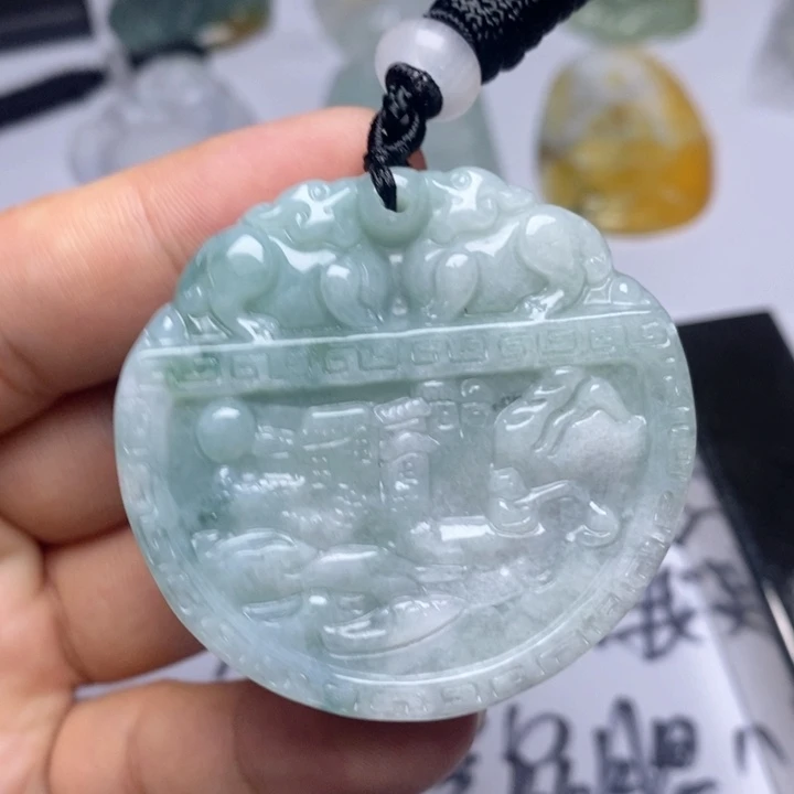 颈饰未镶嵌翡翠翡翠