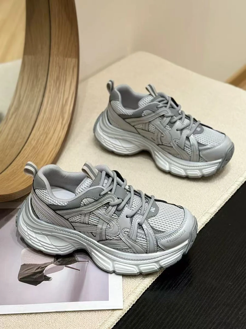 炸街厚底网面老爹鞋秋季新款休闲运动百搭ins潮鞋   666-5