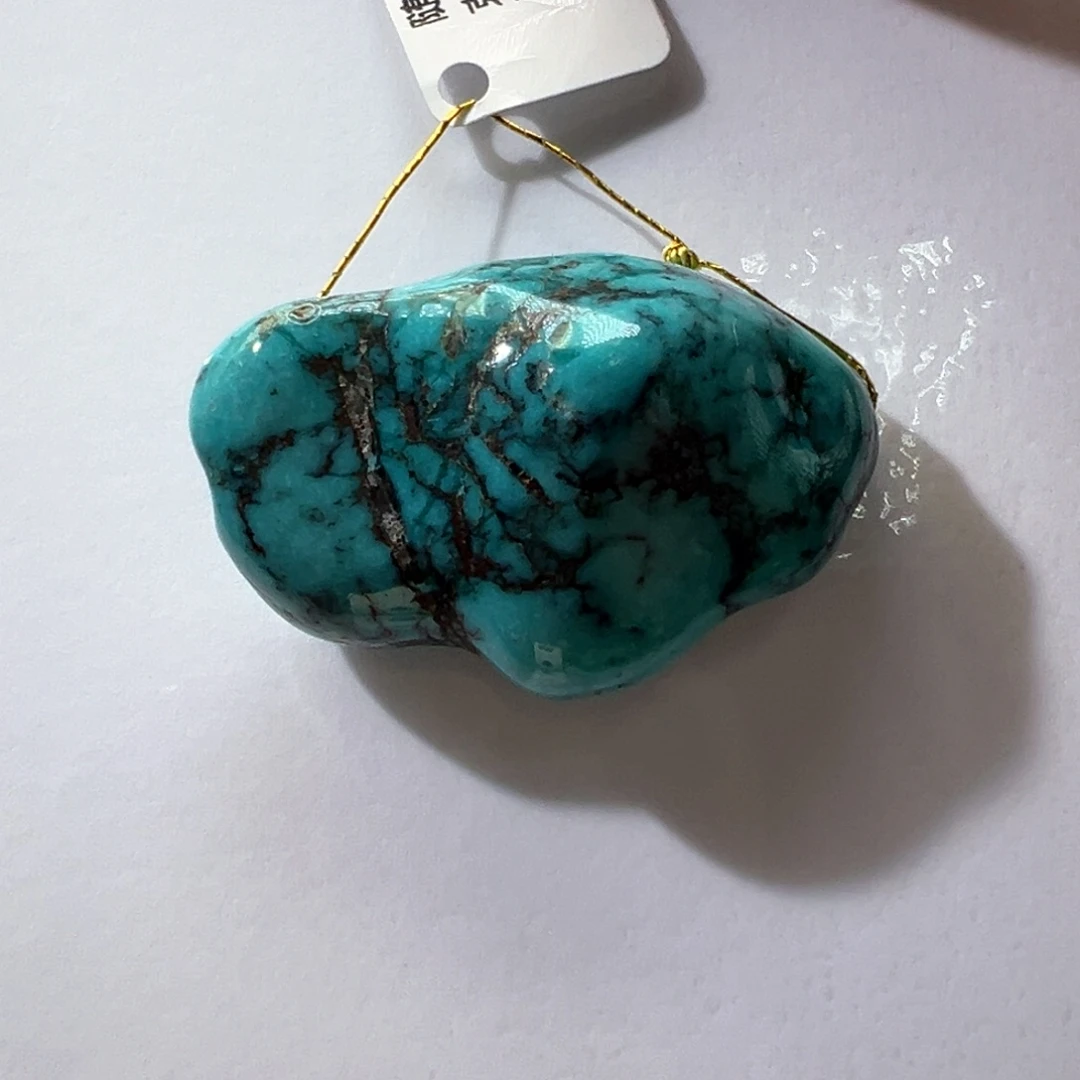 绿松石未镶嵌挂件