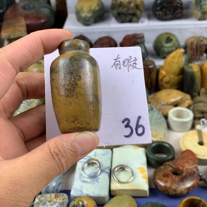 岫岩河磨玉（透闪石质玉）未镶嵌珠宝奇石