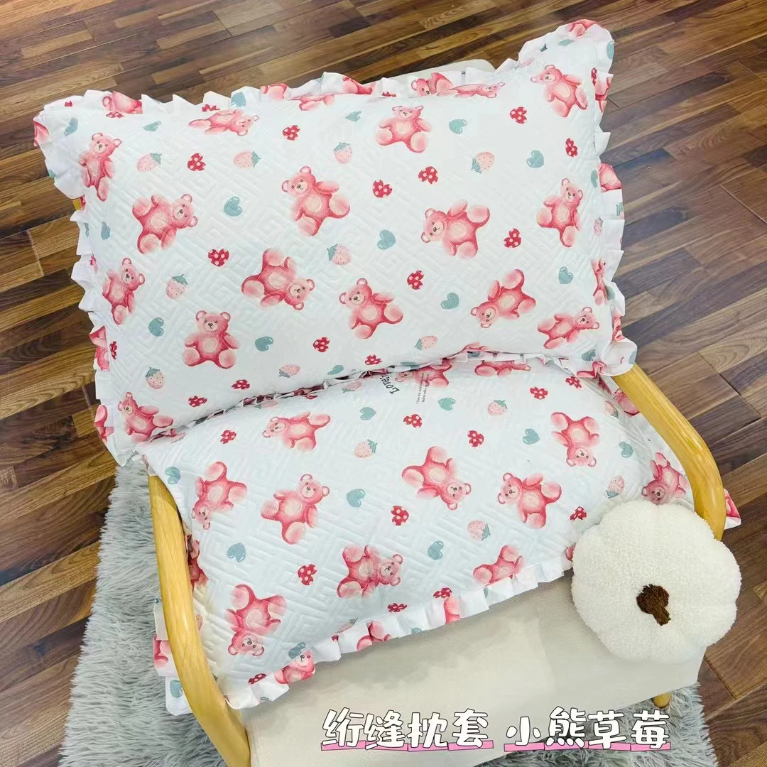 枕套一对48×78加厚夹棉枕头套枕头皮枕皮