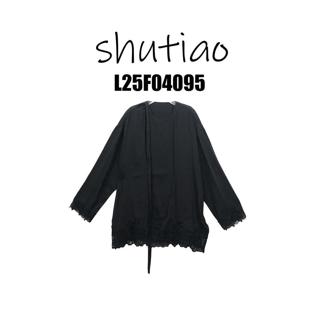 【SHUTIAO】2025夏季：新款小众设计款衬衫L25F04095