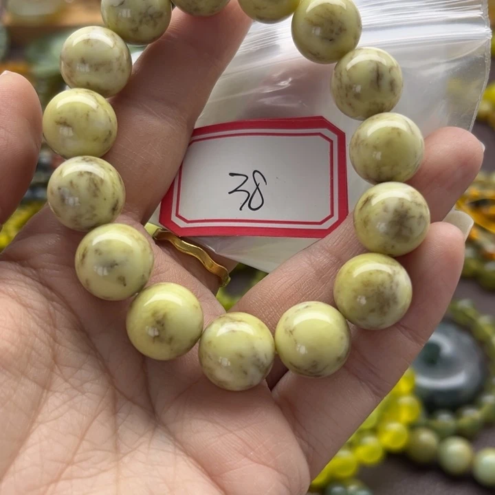 蛇纹石玉未镶嵌手链