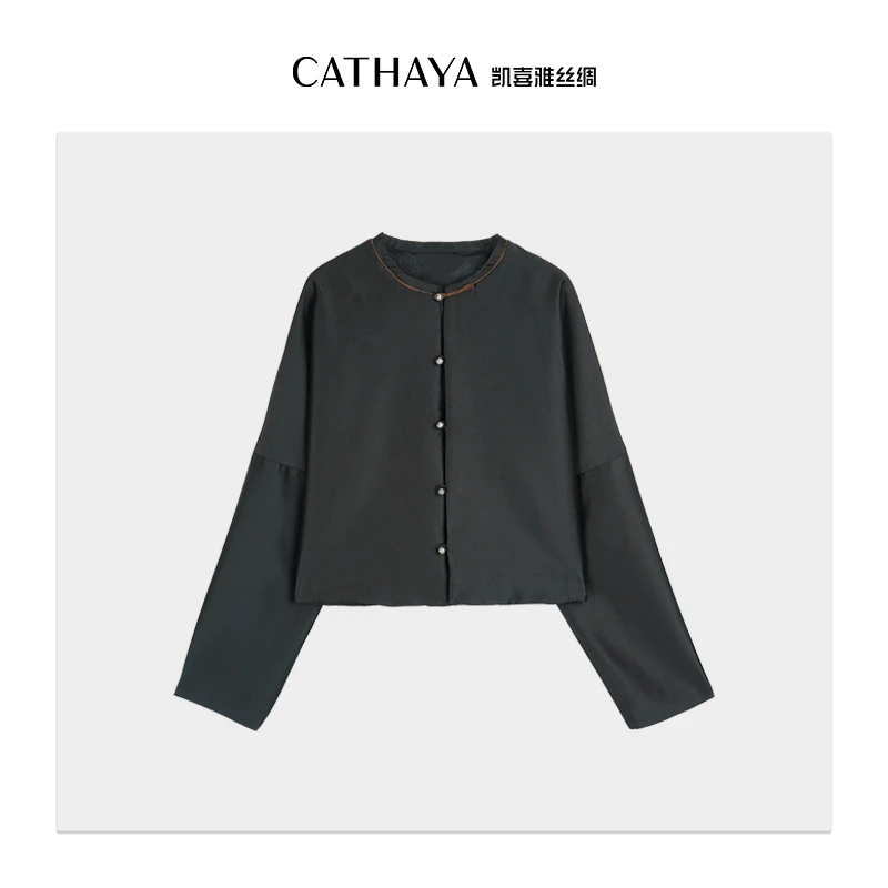 CATHAYA/凯喜雅山间客简约新中式外套ZZKDFWJL009