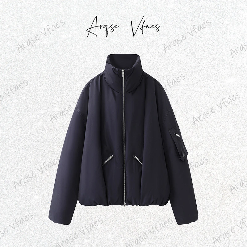 [ARQSEVFAES正品]2025冬装新款宽松立领羽绒服外套004124