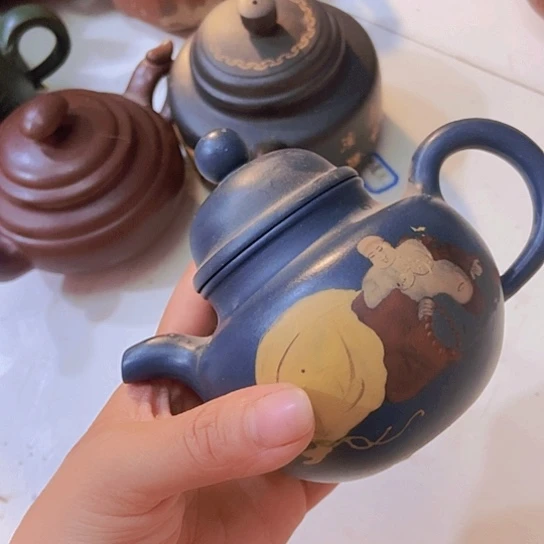 全手工制作宜兴紫砂壶微瑕