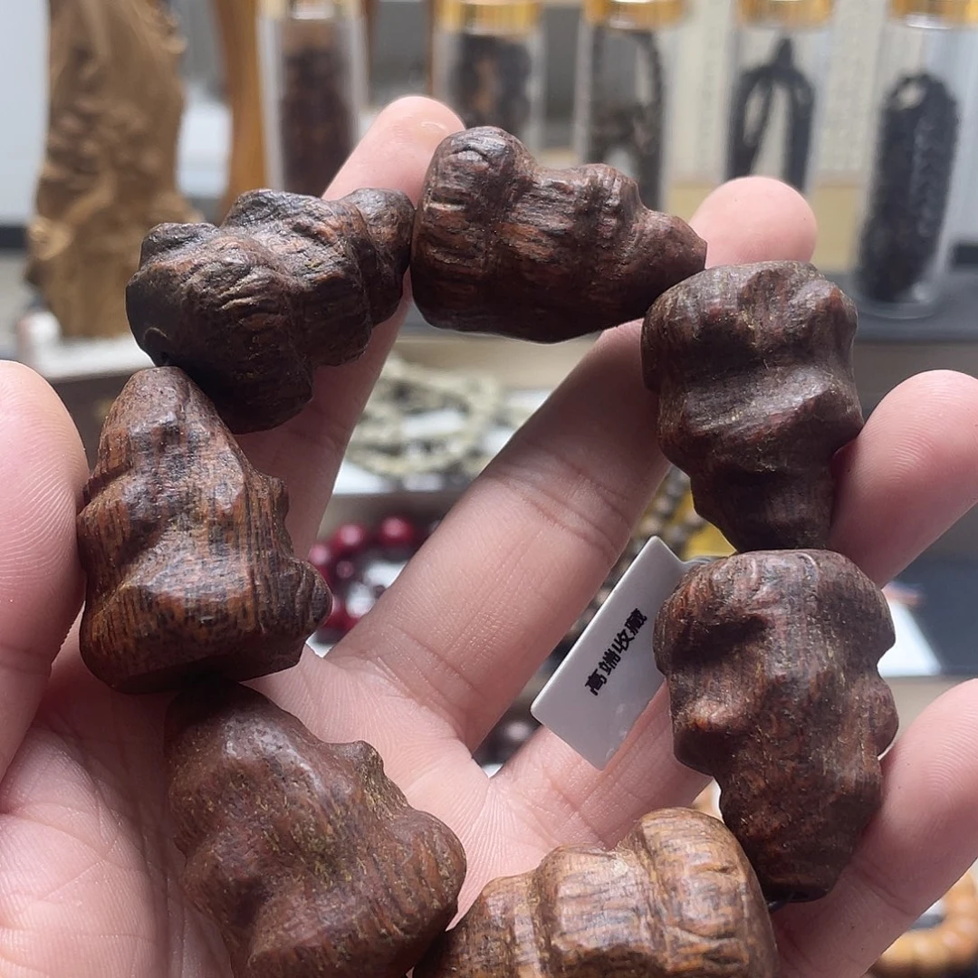 非洲檀香无事牌成品手串成品手串