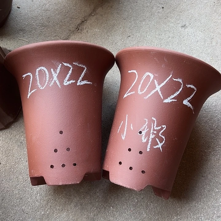 紫砂花盆宜兴紫砂花盆源头2只