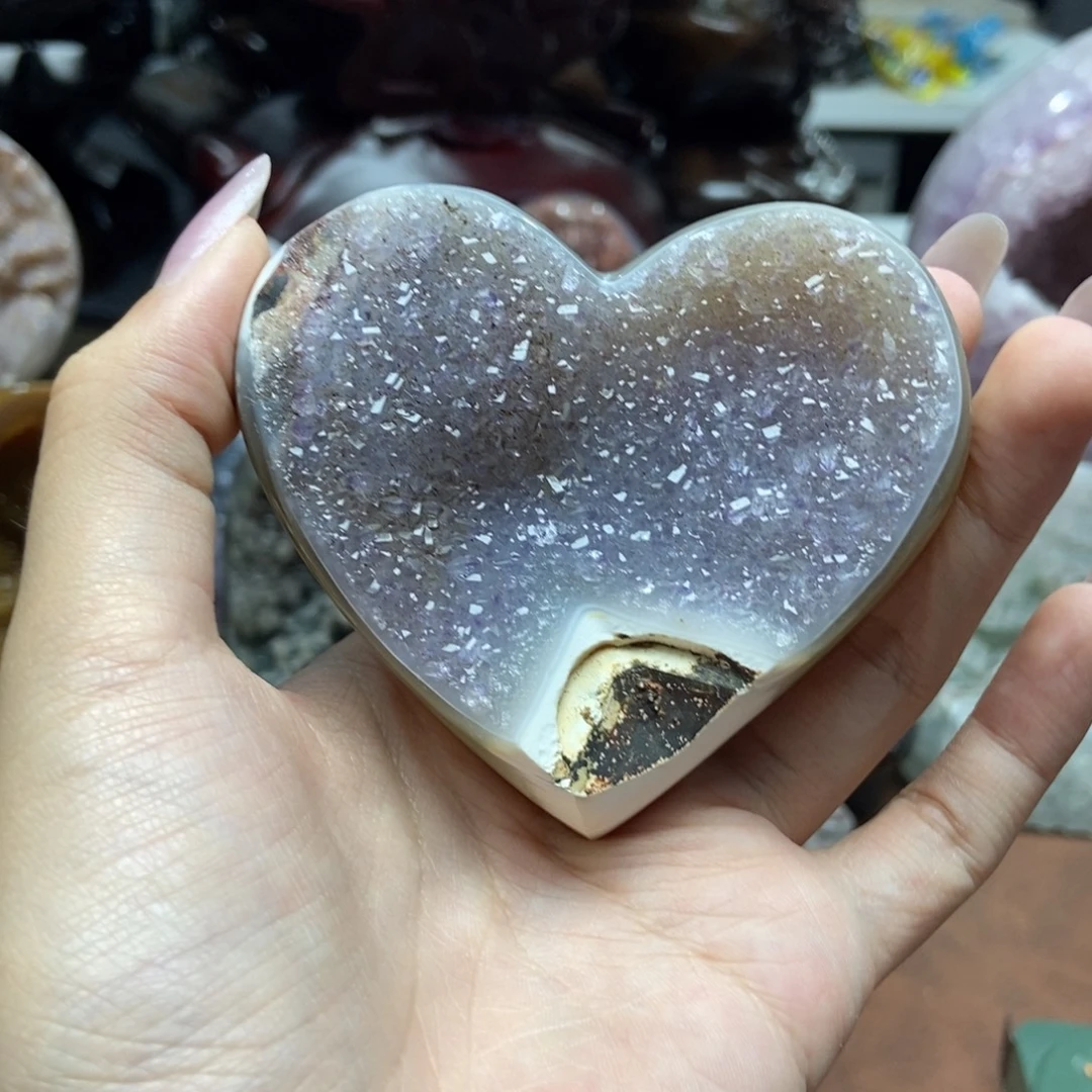 紫晶摆件未镶嵌水晶