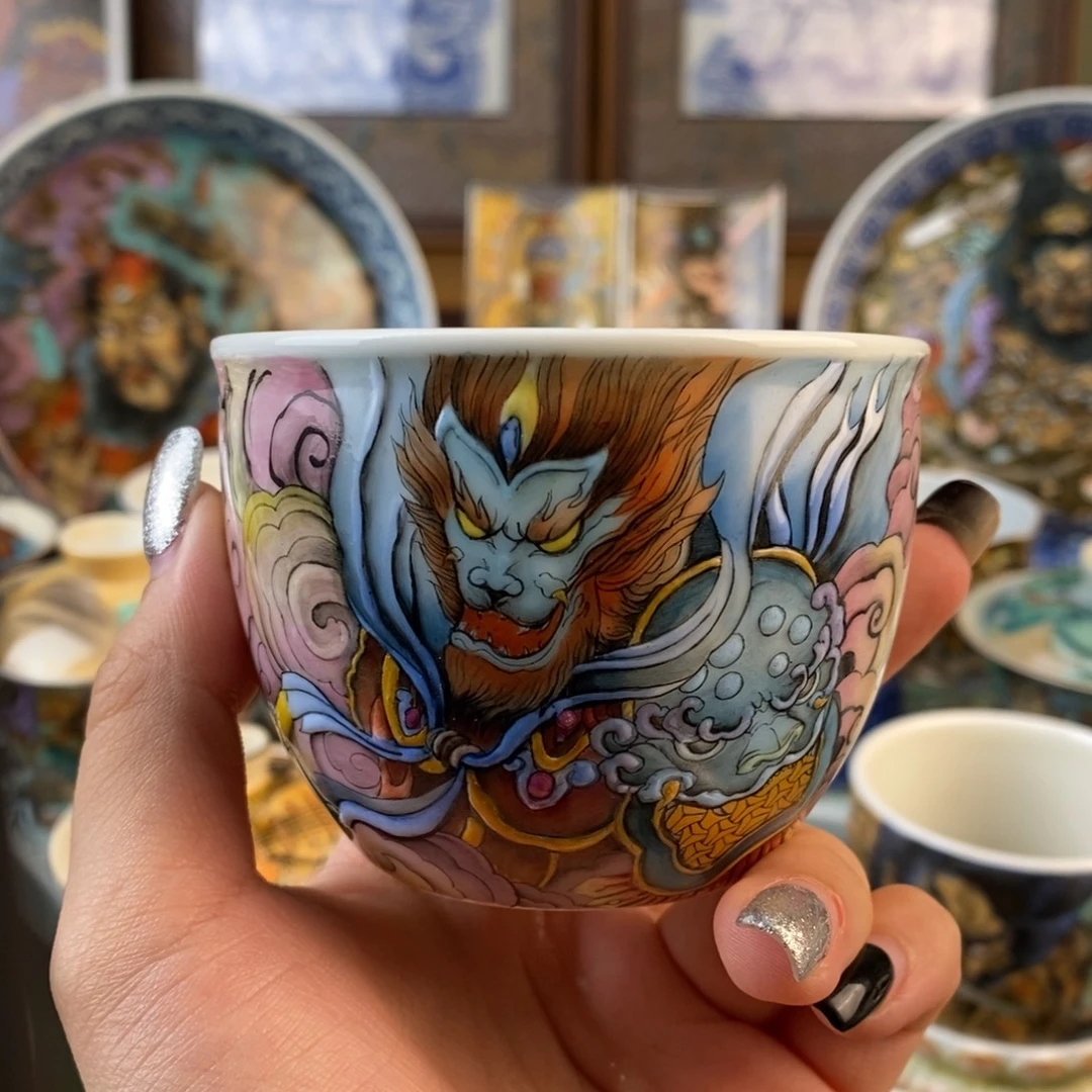 手工手绘主人杯子