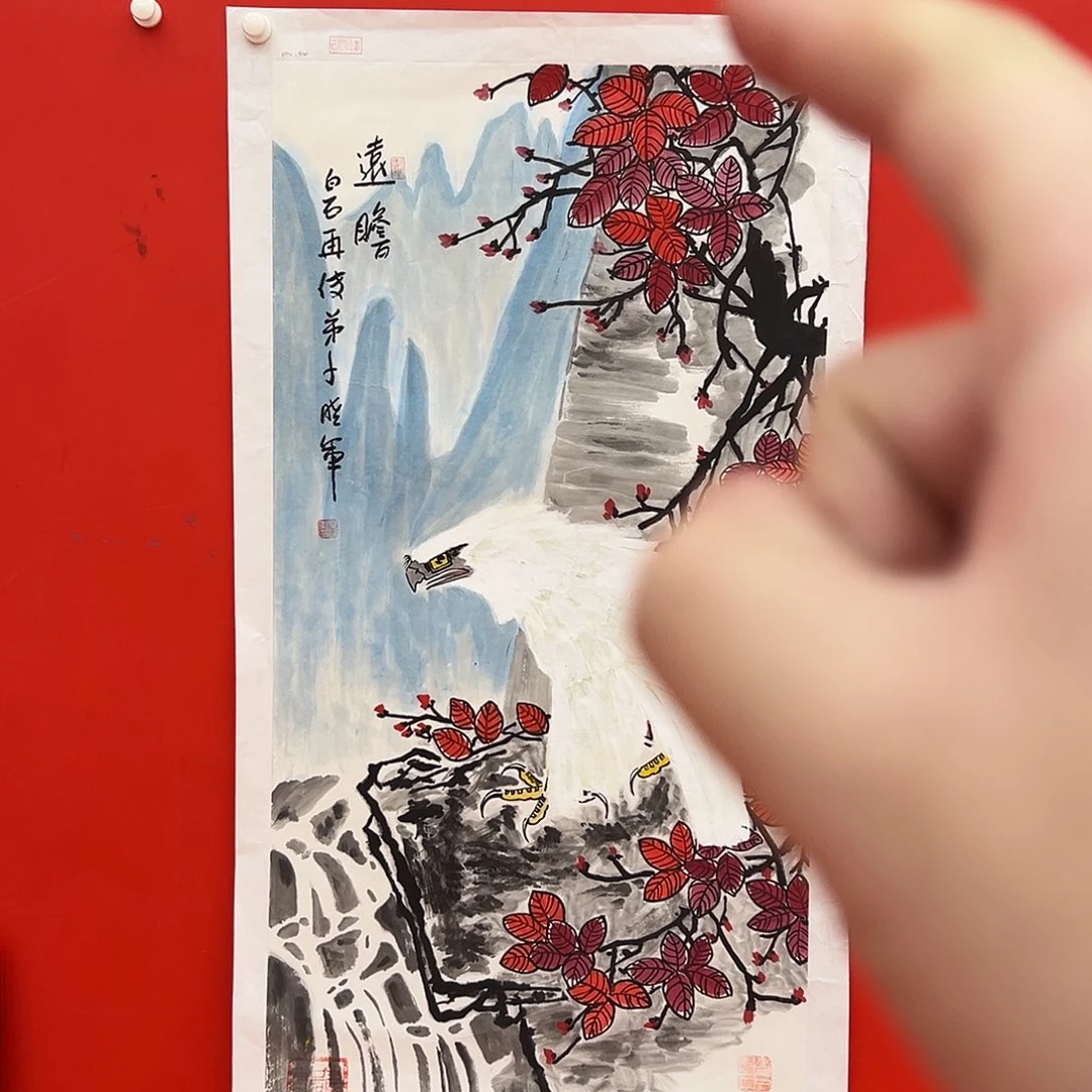 丙烯画崔晓军展览原作