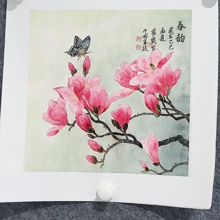 心***在国画春韵 1平尺 1111