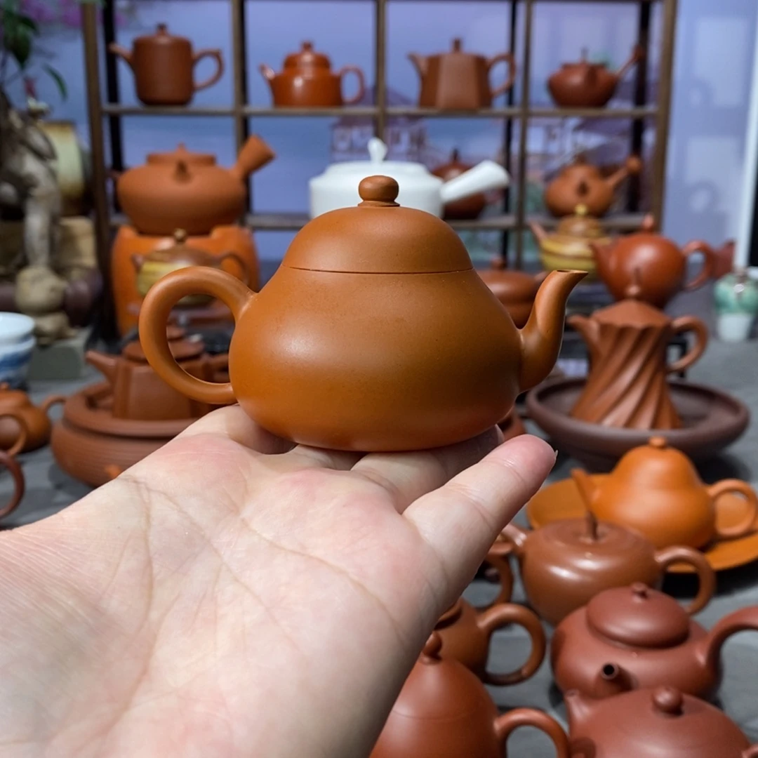 茶壶紫砂陈伟庆鸡蛋黄三弯梨80cc