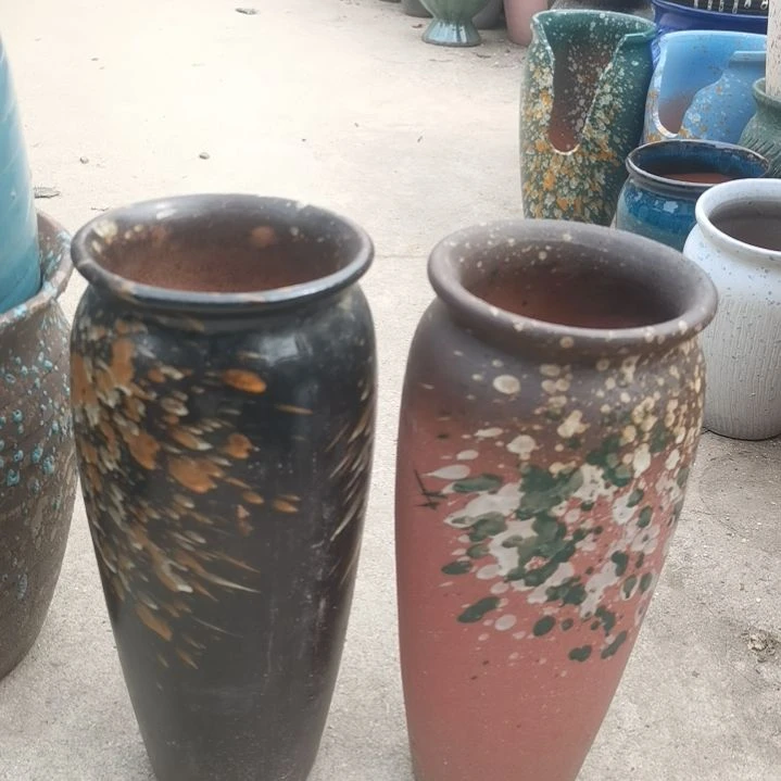 红陶口13高31～瑕疵两个