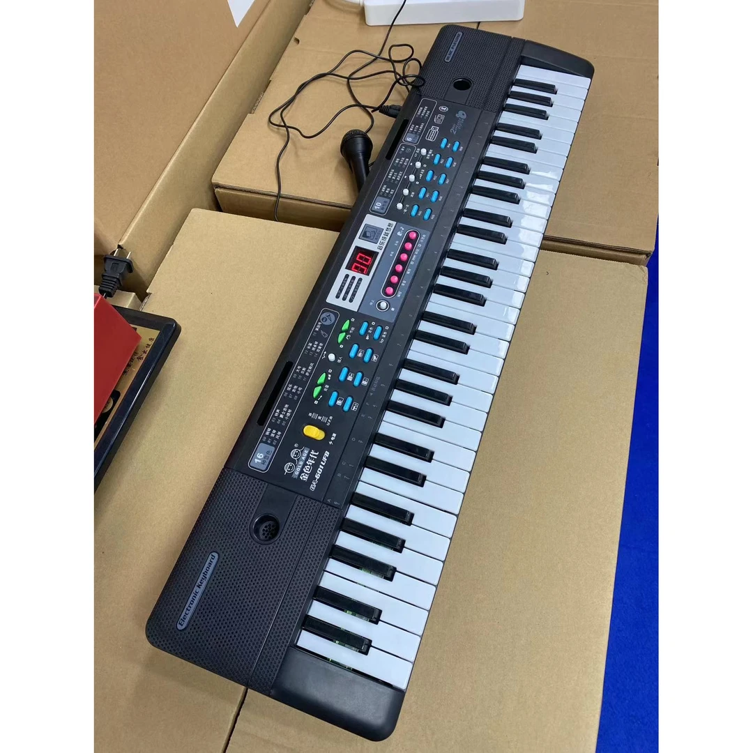 电子琴成人儿童幼师专用初学电钢琴入门61键多功能教学琴随机发YH