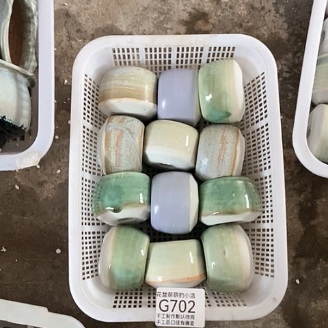 紫砂花盆702微瑕品口径3到4左右