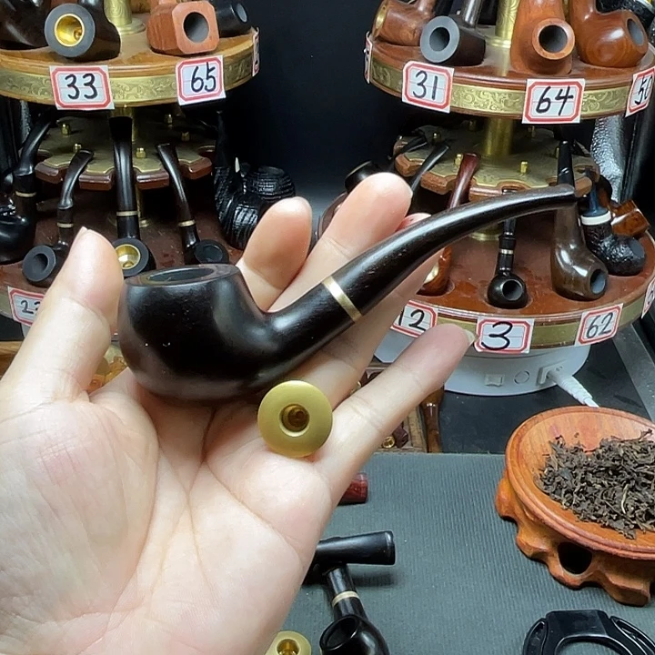 M***G68，紫光檀炭层三用烟斗98