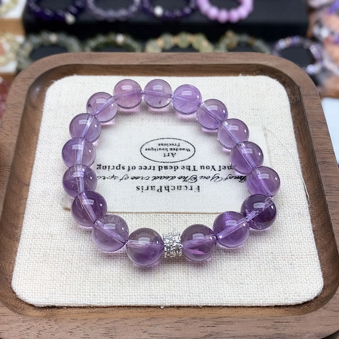 水晶手链未镶嵌美**巴西紫水